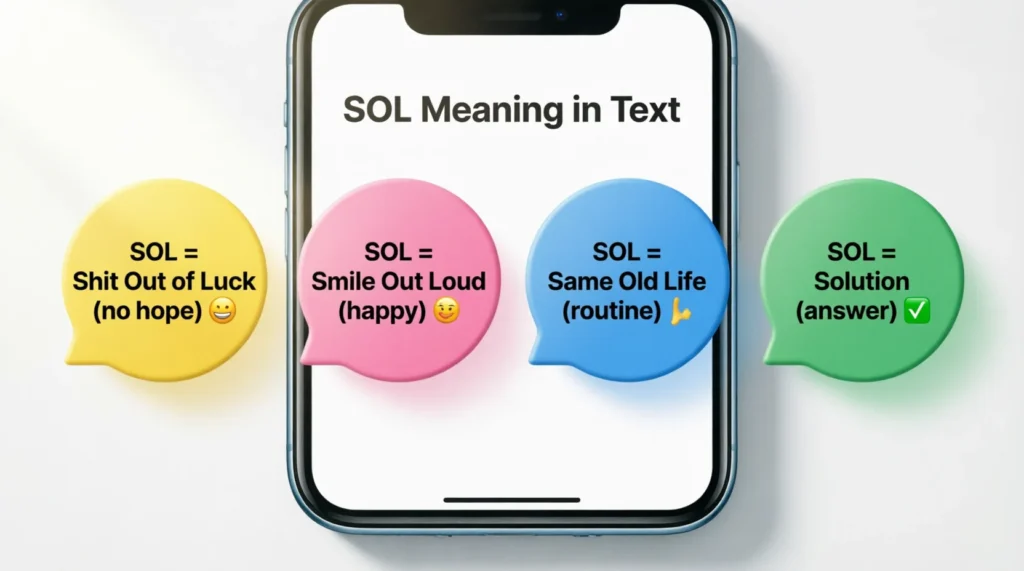SOL Mean in Text Real Meaning 2026