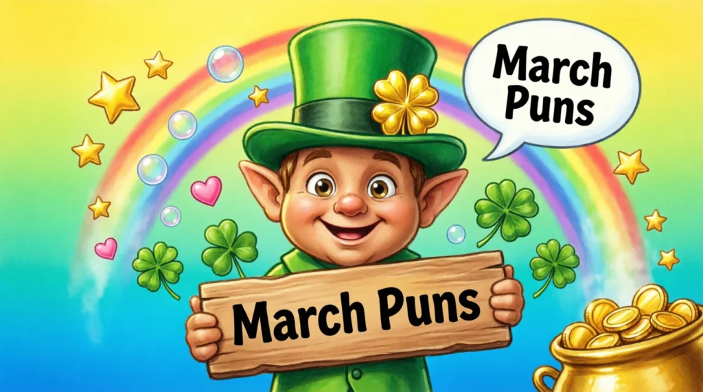123+ Hilarious March Puns 2026