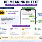 DD Meaning in Text Real 2026