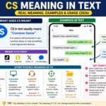 CS Meaning in Text Real 2026