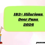 183+ Hilarious Deer Puns 2026