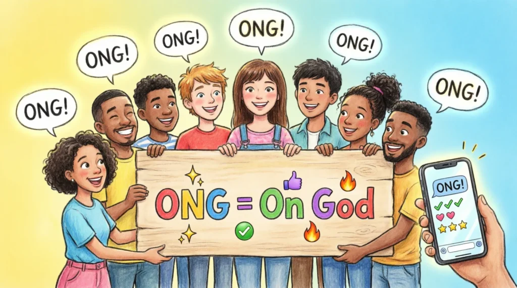 ONG Meaning in Text Real 2026