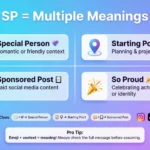 SP Meaning Mean in Text Real 2026