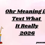 Ohr Meaning in Text What It Really 2026